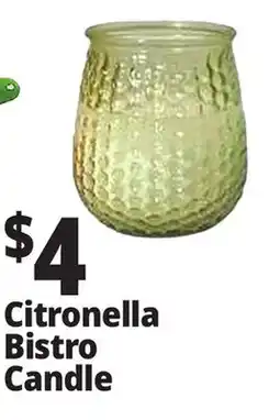 Ocean State Job Lot Citronella Bistro Candle offer