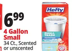 Ocean State Job Lot Hefty 4 Gallon Small offer