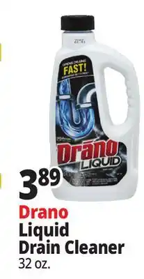 Ocean State Job Lot Drano Liquid Drain Cleaner offer