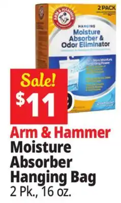 Ocean State Job Lot Arm & Hammer Moisture Absorber Hanging Bag offer