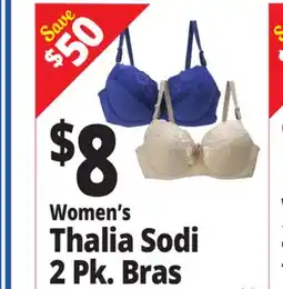 Ocean State Job Lot Women's Thalia Sodi 2 Pk. Bras offer