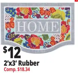 Ocean State Job Lot 2'x3' Rubber Doormats offer