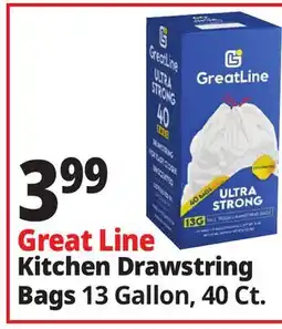 Ocean State Job Lot Great Line Kitchen Drawstring Bags offer