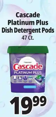 Ocean State Job Lot Platinum Plus Dish Detergent Pods offer