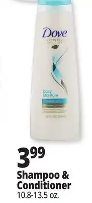 Ocean State Job Lot Dove Shampoo & Conditioner offer