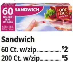 Ocean State Job Lot Sandwich offer