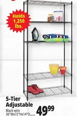 Ocean State Job Lot 5-Tier Adjustable offer