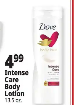 Ocean State Job Lot Intense Care Body Lotion offer