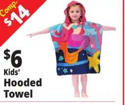 Ocean State Job Lot Kids' Hooded Towel offer