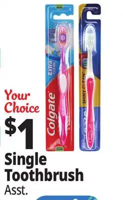 Ocean State Job Lot Single Toothbrush offer