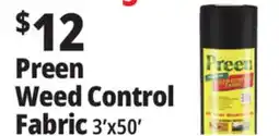 Ocean State Job Lot Preen Weed Control Fabric offer