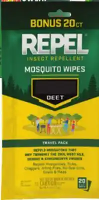 Ocean State Job Lot Repel 7% Deet Wipes offer