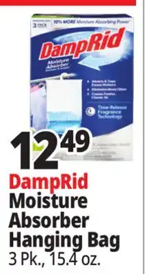 Ocean State Job Lot DampRid Moisture Absorber Hanging Bag offer