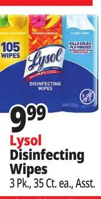 Ocean State Job Lot Lysol Disinfecting Wipes offer