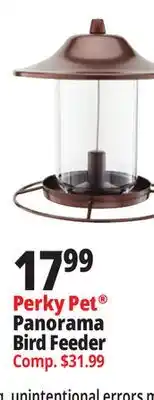 Ocean State Job Lot Perky Pet Panorama Bird Feeder offer