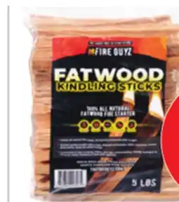 Ocean State Job Lot Fatwood 4 Lb. Fire Starters offer