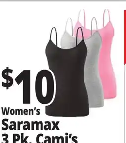 Ocean State Job Lot Women's Saramax 3 Pk. Cami's offer
