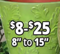 Ocean State Job Lot Outdoor Glazed Ceramic Planters offer