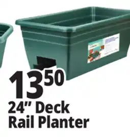 Ocean State Job Lot 24 Deck Rail Planter offer