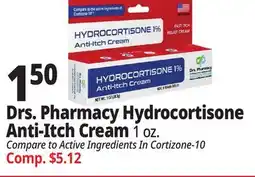 Ocean State Job Lot Drs. Pharmacy Hydrocortisone Anti-Itch Cream offer