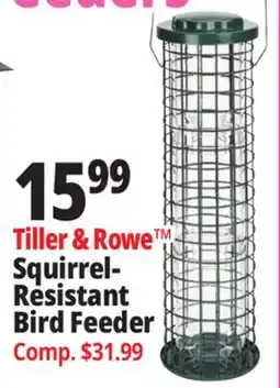 Ocean State Job Lot Tiller & Rowe Squirrel Resistant Bird Feeder offer