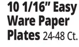 Ocean State Job Lot 10 1/16 Easy Ware Paper Plates offer