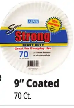 Ocean State Job Lot 9 Coated Paper Plate offer