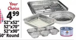Ocean State Job Lot Disposable Aluminum Bakeware offer