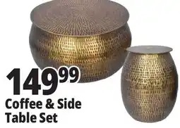 Ocean State Job Lot Coffee & Side Table Set offer