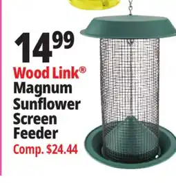 Ocean State Job Lot Wood Link Magnum Sunflower Screen Feeder offer