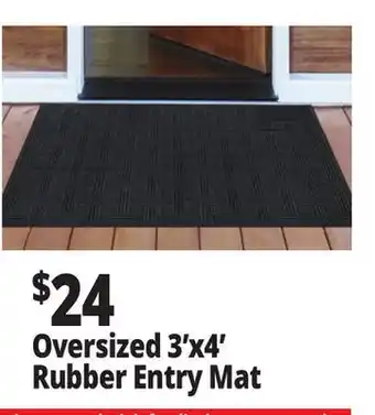 Ocean State Job Lot Oversized 3'x4' Rubber Entry Mat offer