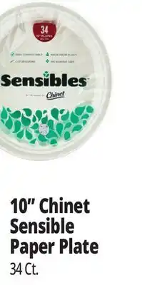 Ocean State Job Lot 10 Chinet Sensible Paper Plate offer