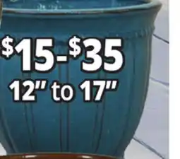 Ocean State Job Lot Outdoor Glazed Ceramic Planters offer