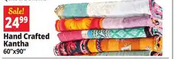 Ocean State Job Lot Hand Crafted Kantha offer