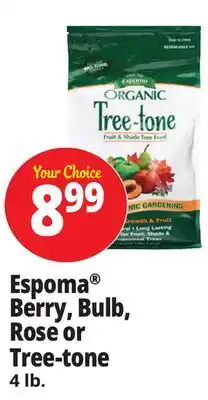 Ocean State Job Lot Espoma Berry, Bulb, Rose or Tree-tone offer