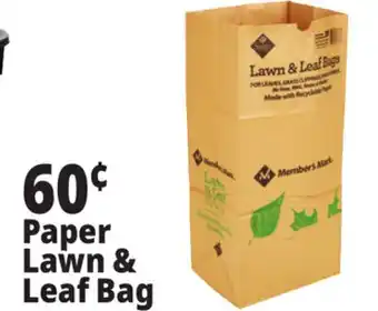 Ocean State Job Lot Paper Lawn & Leaf Bag offer