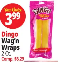 Ocean State Job Lot Dingo Wag'n Wraps offer