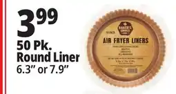 Ocean State Job Lot 50 Pk. Round Liner offer