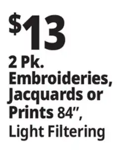 Ocean State Job Lot 2 Pk. Embroideries, Jacquards or Prints offer