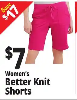 Ocean State Job Lot Women's Better Knit Shorts offer