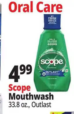 Ocean State Job Lot Scope Mouthwash offer
