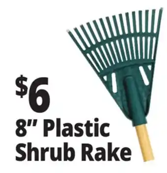 Ocean State Job Lot 8 Plastic Shrub Rake offer