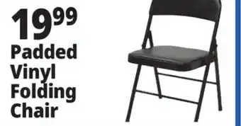 Ocean State Job Lot Padded Vinyl Folding Chair offer