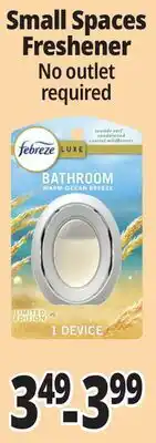 Ocean State Job Lot Febreze Small Spaces Freshener offer