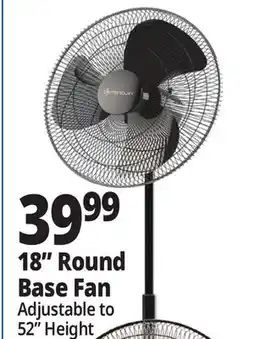Ocean State Job Lot 18 Round Base Fan offer