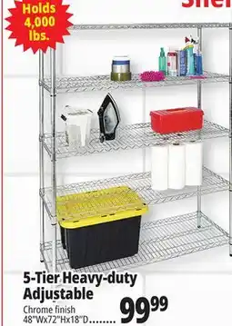 Ocean State Job Lot 5-Tier Heavy-duty Adjustable Shelving offer