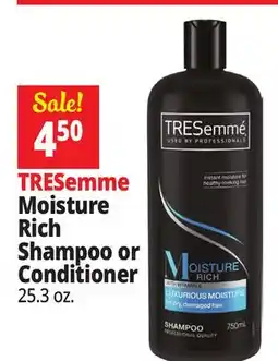 Ocean State Job Lot TRESemme Moisture Rich Shampoo or Conditioner offer