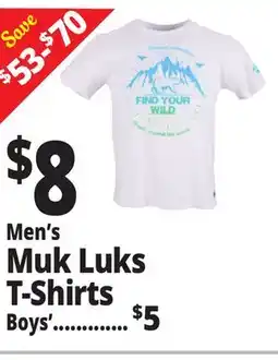 Ocean State Job Lot Men's Muk Luks T-Shirts offer