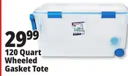 Ocean State Job Lot 120 Quart Wheeled Gasket Tote offer