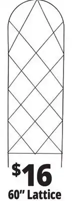 Ocean State Job Lot Panacea Lattice Garden Trellis 60 offer
